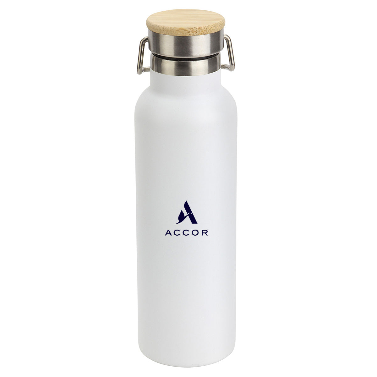 Vacuum Bottle with Bamboo Lid - 20 oz – Accor Brand Store